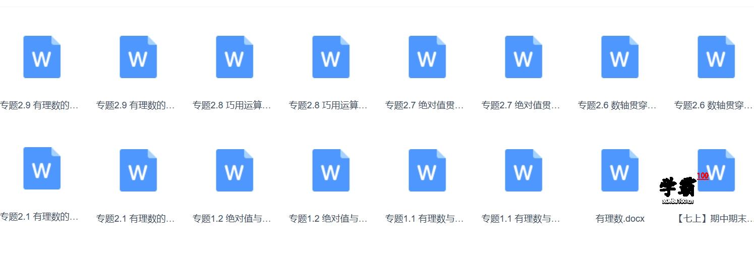 初中有理数82大常考考点题型总结原卷版和解析版word版