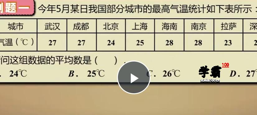 八年级下册初二人教版数学课本视频讲解讲义教程