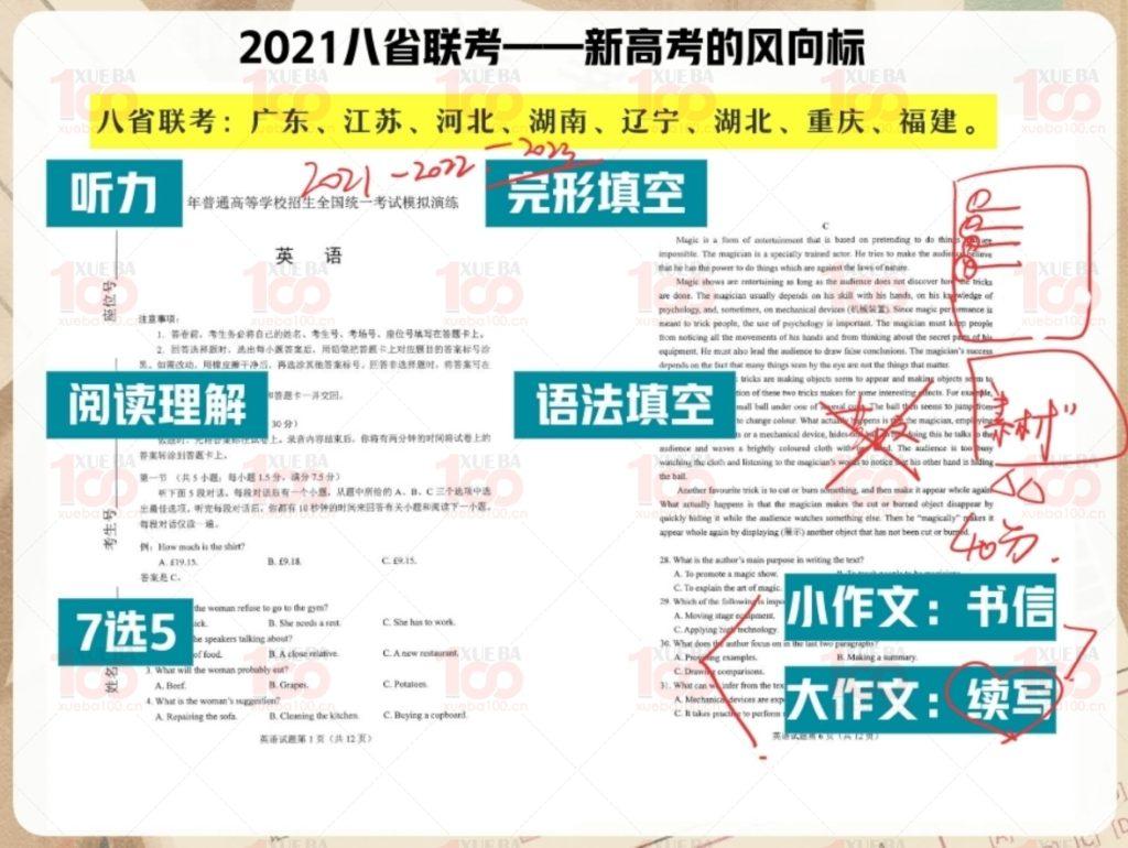 最新2024高中英语高二视频课程+课堂笔记/高二/英语/学霸100