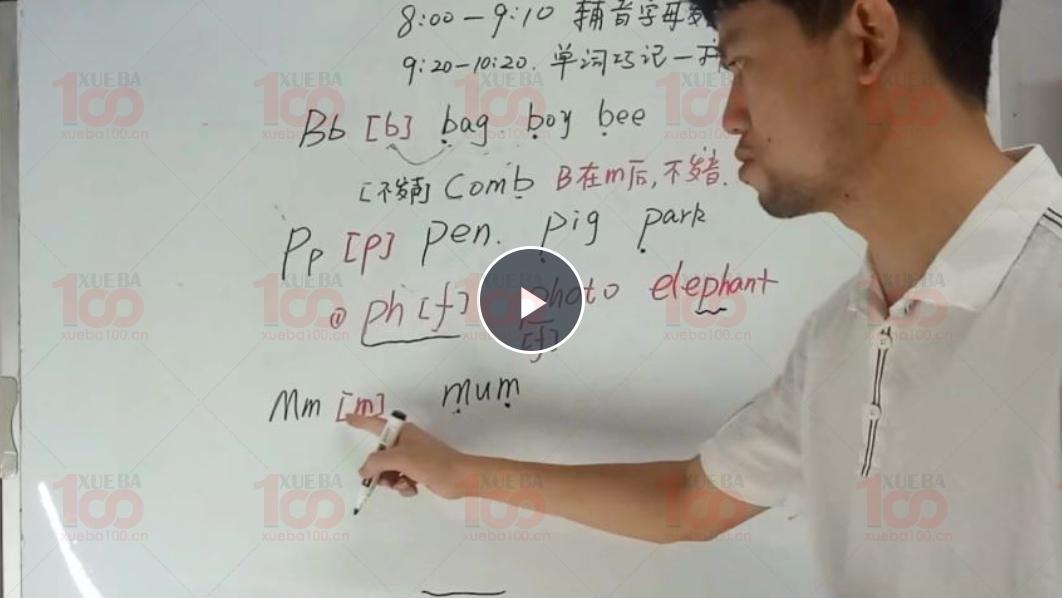 小学英语音标精讲+自然拼读