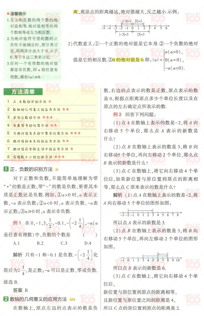 初中数学知识清单中考题型总结（共404页）/九年级/数学/学霸100