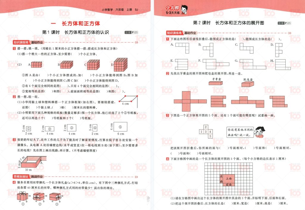 23年秋季新版：语文数学英语53天天练六年级上册全科合集6上/六年级/数学/学霸100